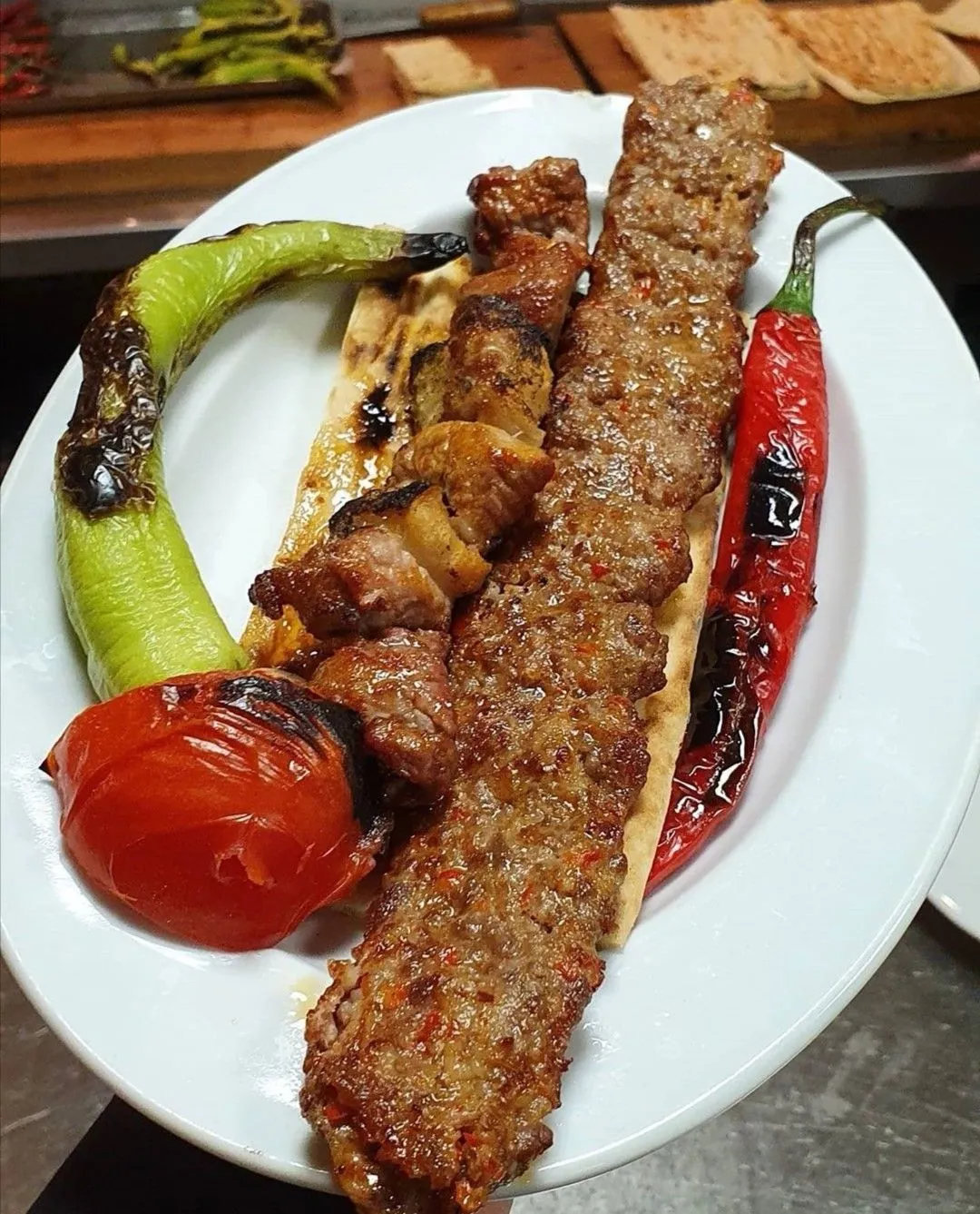 Adana Kebap + Ciğer Porsiyon